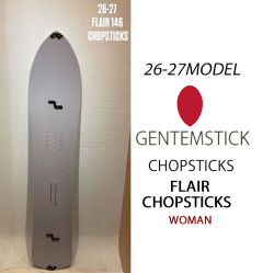 [予約商品] 26-27 GENTEMSTICK ゲンテンスティック FLAIR CHOPSTICKS 146 フレアー チョップスティック レディース スノーボード スプリット パウダーボード アクセルキャンバー 板 2026 2027