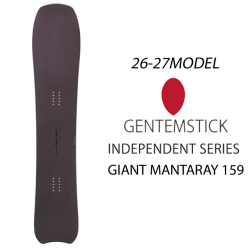 [予約商品] 26-27 GENTEMSTICK ゲンテンスティック GIANT MANTARAY 159cm  ジャイアント マンタレイ スノーボード パウダーボード ショートキャンバー 板 2026 2027