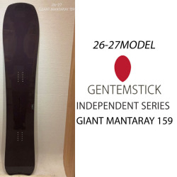 [予約商品] 26-27 GENTEMSTICK ゲンテンスティック GIANT MANTARAY 159cm  ジャイアント マンタレイ スノーボード パウダーボード ショートキャンバー 板 2026 2027