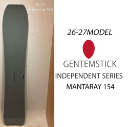 [予約商品] 26-27 GENTEMSTICK ゲンテンスティック MANTARAY 154cm マンタレイ スノーボード パウダーボード 板 2026 2027