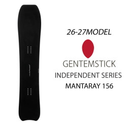 [予約商品] 26-27 GENTEMSTICK ゲンテンスティック MANTARAY 156 156cm マンタレイ スノーボード パウダーボード 板 2026 2027