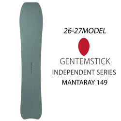 [予約商品] 26-27 GENTEMSTICK ゲンテンスティック MANTARAY 149 149cm マンタレイ レディース スノーボード パウダーボード 板 2026 2027