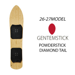 [即出荷可能] アーリーモデル 26-27 GENTEMSTICK ゲンテンスティック POWDERSTICK DIAMOND TAIL 148.7cm パウダースティック ダイヤモンドテール バインディングレスパウダーサーフ スノーボード パウダーボード 板 2026 2027
