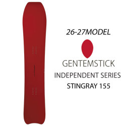 [予約商品] 26-27 GENTEMSTICK ゲンテンスティック STINGRAY 155cm スティングレイ スノーボード パウダーボード ショートキャンバー 板 2026 2027