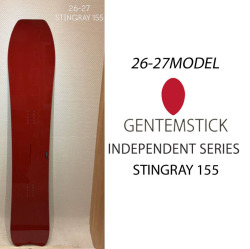 [予約商品] 26-27 GENTEMSTICK ゲンテンスティック STINGRAY 155cm スティングレイ スノーボード パウダーボード ショートキャンバー 板 2026 2027