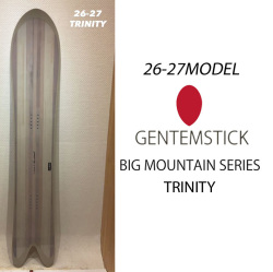 [予約商品] 26-27 GENTEMSTICK ゲンテンスティック TRINITY 156cm トリニティ レディース スノーボード パウダーボード アクセルキャンバー 板 2025 2026
