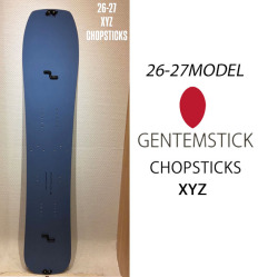 [予約商品] 26-27 GENTEMSTICK ゲンテンスティック XYZ CHOPSTICKS エックスワイゼット チョップスティック 157.3cm スプリット スノーボード パウダーボード アクセルキャンバー 板 2026 2027