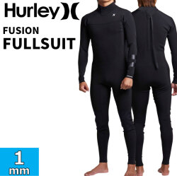 2026 Hurley ウェットスーツ ハーレー メンズ フルスーツ [MZFLFU] FUSION 1MM フュージョン FULL SUIT BACK ZIP バックジップ ジャージ サーフィン ウエットスーツ UV PROTECTION／WARM WATER 日本正規品