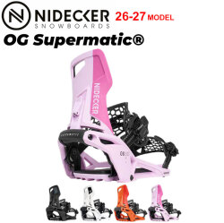 [予約商品] 26-27 NIDECKER ナイデッカー ビンディング OG Supermatic  スーパーマチック BINDING ステップイン スノーボード バインディング 2026 2027 日本正規品