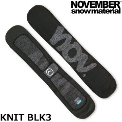 [10月末以降入荷予定] NOVEMBER ノベンバー スノーボード SOLECOVER KNIT BLK3 ソールカバー ニットケース ニットカバー ノーベンバー ボードケース