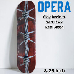スケート デッキ OPERA オペラ スケートボード [OP-3] 8.0inch Clay Kreiner Bard EX7 Red Bleed クレイ・クライナー スケボー パーツ SKATE BOARD DECK