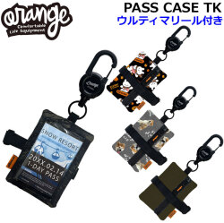 [予約商品] 26-27 ORAN’GE オレンジ PASS CASE TK パスケース ウルティマリール付き 秋田犬 きっこうちゃん リフト券ホルダー ICカード タバコ収納 小物 鍵 スノーボード 071277 [メール便発送商品] 