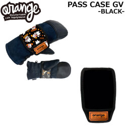[予約商品] 26-27 ORAN’GE オレンジ PASS CASE GV パスケース グローブ [BLACK] リフト券ホルダー ICカード ネオプレーン スノーボード 071282