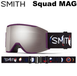 [予約商品] 26-27 SMITH ゴーグル スミス Squad MAG スカッドマグ Cherry Lacquer Phases アジアンフィット スノーボード 2026 2027 日本正規品 [010276542]