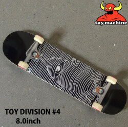 トイマシーン スケートボード コンプリート TOY MACHINE TOY DIVISION #04 8.0inch TM221 スケボー 完成品 組み立て済み
