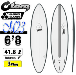 2026 torq surfboard トルク サーフボード X-LITE M23 6'8 [Graphite Pinline] エム23 ファンボード AL MERRICK アルメリック CHANNEL ISLANDS チャンネルアイランド エポキシボード ミッドレングス 初級者 初心者 ビギナー [営業所留め送料無料]