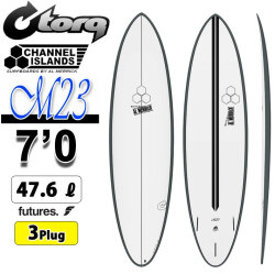 2026 torq surfboard トルク サーフボード X-LITE M23 7'0 [Graphite Pinline] エム23 ファンボード AL MERRICK アルメリック CHANNEL ISLANDS チャンネルアイランド エポキシボード ミッドレングス 初級者 初心者 ビギナー [営業所留め送料無料]