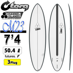 2026 torq surfboard トルク サーフボード X-LITE M23 7'4 [Graphite Pinline] エム23 ファンボード AL MERRICK アルメリック CHANNEL ISLANDS チャンネルアイランド エポキシボード ミッドレングス 初級者 初心者 ビギナー [営業所留め送料無料]