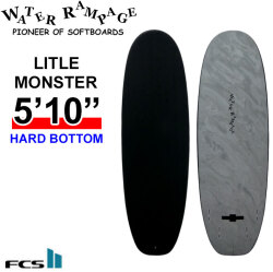 2026 WATER RAMPAGE ソフトボード ウォーターランページ LITTLE MONSTER 5'10 リトルモンスター [Black FCS] HARD BOTTOM ショートボード サーフボード 日本正規販売店 [営業所留め送料無料]