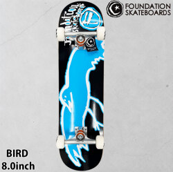 FOUNDATION スケートボード コンプリート ファンデーション BIRD 8.0inch [F103] スケボー 完成品 組み立て済み