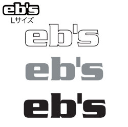 25-26 eb's エビス スノーボードステッカー eb's CUTTING 4400833 [Lサイズ] カッティング ステッカー 2025 2026 ebs