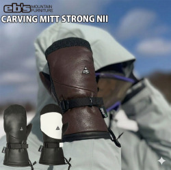 [予約商品] 26-27 スノーボード ミトングローブ eb's CARVING MITT STRONG NII カービングミット ストロング エビス グローブ 手袋 ebs 4600008 [メール便発送商品]