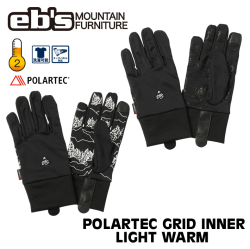 [予約商品] 26-27 eb's スノーボード グローブ インナー POLARTEC GRID INNER [LIGHT WARM] 4600039 ebs エビス グローブ グリッドインナー ライトウォーム 2026 2027