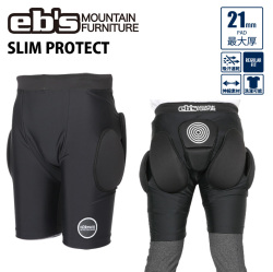 [予約商品] 26-27 eb's エビス スノーボード ヒッププロテクター 4600126 SLIM PROTECT スリムプロテクト ウィンタースポーツ お尻パッド 21mm 洗濯可能 吸汗速乾 伸縮素材 ebs 2026 2027