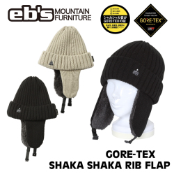[予約商品] 26-27 eb's ゴアテックスシャカシャカリブフラップ 4600426 GORE-TEX SHAKA SHAKA RIB FLAP エビス 耳あて付き ビーニー ウインタースポーツ 2026 2027 ebs