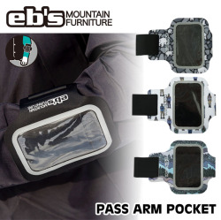[予約商品] 26-27 eb's パスケース PASS ARM POCKET 4600611 パスアーム ポケット リフト券ホルダー 腕 小物 鍵 エビス 2026 2027 ebs