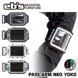 [予約商品] 26-27 eb's パスケース PASS ARM NEO YOKO 4600613 パスアームネオヨコ 横向きタイプ リフト券ホルダー  腕 小物 鍵 エビス 2026 2027 ebs