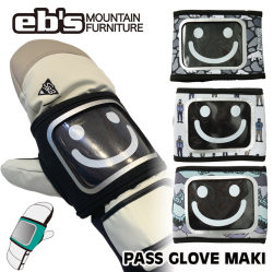 [予約商品] 26-27 eb's パスケース PASS GLOVE MAKI 4600614 パスグローブマキ リフト券ホルダー 腕 小物 鍵 エビス 2026 2027 ebs