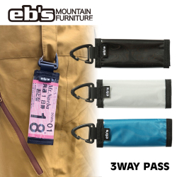 [予約商品] 26-27 eb's パスケース 3WAY PASS 4600615 3ウェイパス リフト券ホルダー 腕 小物 鍵 エビス 2026 2027 ebs