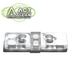 ACT GEAR アクトギア ビンディング 5mmリフトアッププレート ポリカ [PL-10] CLEAR ALPINE アルペン アルパイン BINDING バインディング SNOWBOARDS スノーボード