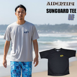 ラッシュガード AIDENTIFY アイデンティファイ SUNGUARD TEE [AF] サンガード メッシュ ユニセックス メンズ レディース サーフィン 海水浴 プール  [メール便発送商品]