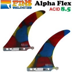 2024 FINSUNLIMITED フィンズアンリミテッド フィン Alpha Flex 8.5 [ACID] アルファフレックス FIN ロングボード用 センターフィン シングルフィン 日本正規品