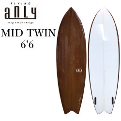 ANLY PRO SURF アンリー サーフボード MID TWIN 6'6 ミッドレングス 鍋島木口里 日本製 サーフィン