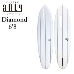 ANLY PRO SURF アンリー サーフボード Diamond Single MID 6'8 ミッドレングス 鍋島木口里 日本製 サーフィン