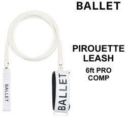 BALLET バレー サーフィン リーシュコード 6ft PRO COMP ショートボード ソフトボード PIROUETTE LEASH ピルエットリーシュ 6プロ コンプ 送料無料