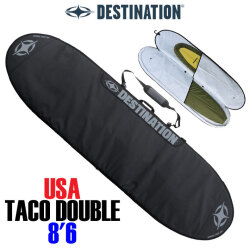 サーフボード ケース ハードケース DESTINATION ディスティネーション USA TACO DOUBLE 8'6 タコダブル トラベルケース [サーフトリップ特集]