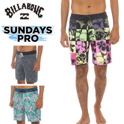 [在庫限り] BILLABONG サーフトランクス [BD011-529] SUNDAYS PRO ビラボン ボードショーツ メンズ トランクス サーフパンツ [メール便発送商品]