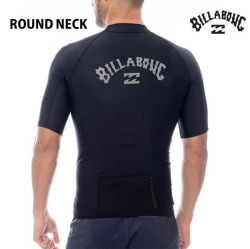 [在庫限り] 25 ビラボン ラッシュガード BILLABONG メンズ 半袖 水着 UVカット [BF011-852] プール 海 海水浴 サーフィン ROUND NECK SS 2025 [メール便発送商品]