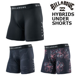 26 ビラボン BILLABONG インナー メンズ 水着  [BG011-496] インナーパンツ アンダーショーツ サーフパンツ HYBRIDS UNDERSHORTS ボードショーツ 水陸両用 海パン プール 海 海水浴 サーフィン 2026