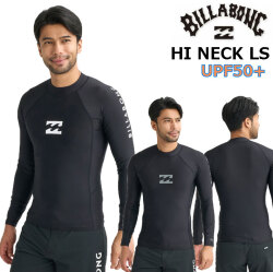 [メール便発送商品] 26 ビラボン ラッシュガード BILLABONG メンズ [BG011-851] 長袖 水着 UVカット プール 海 海水浴 サーフィン HI NECK LS