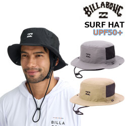 [メール便発送商品] 2026 ビラボン ハット UPF50+ メンズ サーフハット 帽子 BILLABONG UVカット [BG011-911] メッシュ あご紐 プール 海 海水浴 サーフィンアウトドア SURF HAT