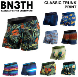 BN3TH ベニス ボクサーパンツ ショート TRUNK PRINT メンズ インナーパンツ MYPAKAGE マイパッケージ 登山 下着 プリント 正規品 蒸れない バレンタイン  [メール便発送商品]