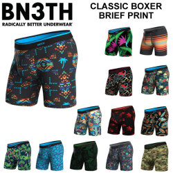 BN3TH ベニス ボクサーパンツ ロング BOXER PRINT メンズ インナーパンツ MYPAKAGE マイパッケージ 登山 下着 プリント 正規品 蒸れない お祝い プレゼント ギフト  [メール便発送商品]