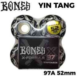 スケートボード ウィール BONES WHEEL X-FORMULA [4] YIN TANG ボーンズ ウィール 52mm 97A スケボー 4個セット エックスフォーミュラー