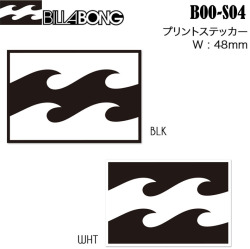 Billabong ビラボン プリントシールステッカー B00S04 幅48mm サーフステッカー アウトドアステッカー