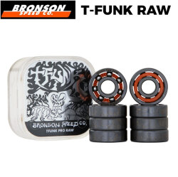 BRONSON SPEED ブロンソン スピード BEARING T-FUNK RAW スケートボード ベアリング sk8 [メール便発送商品]